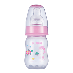 Mamadeira Kuka Natural Color Orto N°1 Rosa 70ml