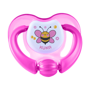 Chupeta Ortodôntica Kuka Lovely Nº2 Cor Rosa 1 Unidade