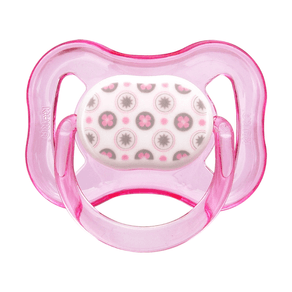 Chupeta Kuka Color Universal 0-6 Meses Cor Rosa 1 Unidade