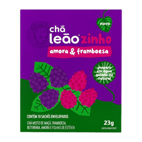 Chá Kids Leãozinho Amora e Framboesa 10 Sachês 23g