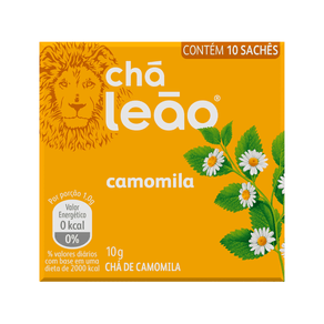 Chá Leão Camomila 10 Sachês 10g