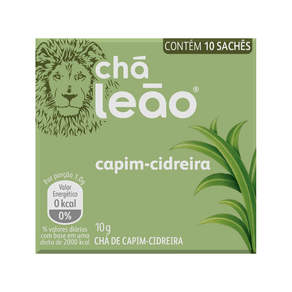 Chá Leão Capim-Cidreira 10 Sachês 10g