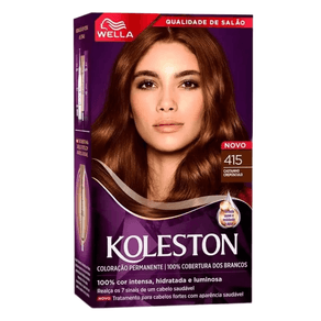 Tinta de Cabelo Koleston Castanho Crepúsculo 415