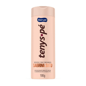 Talco Desodorante para Pés Tenys-Pé Baruel Sabrina Sato 100g