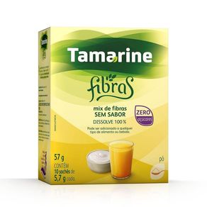 Suplemento Alimentar Tamarine Fibras Pó Solúvel 10 Sachês 6,4g Cada