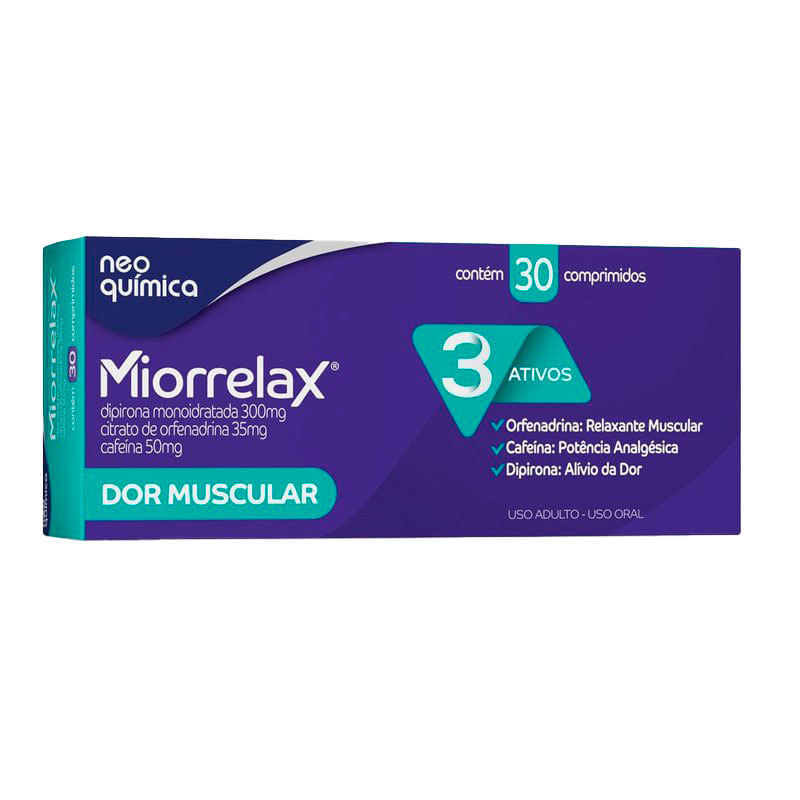 Miorrelax 30 Comprimidos