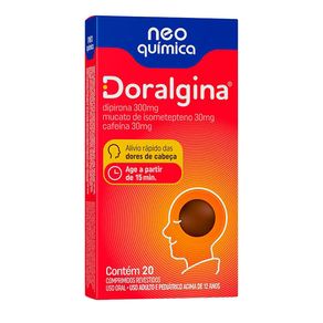 Analgésico Doralgina 20 Comprimidos Revestidos