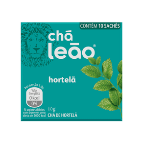Chá Leão Hortelã 10 Sachês 10g
