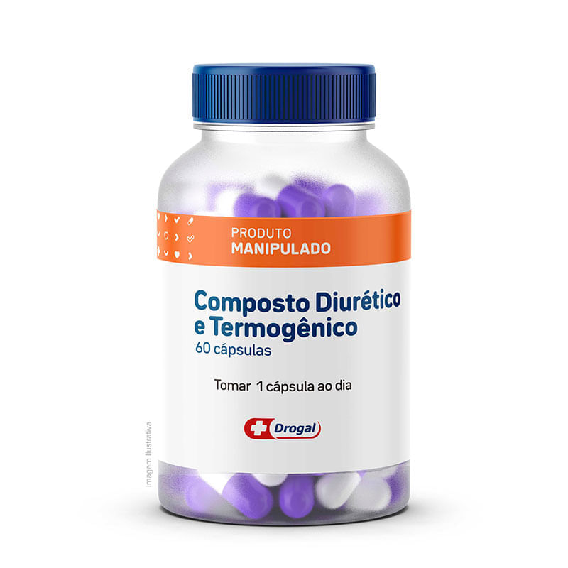 Composto Diurético e Termogênico 60 Cápsulas