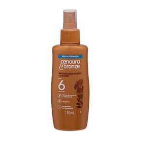 Bronzeador Fluido Cenoura & Bronze FPS6 Com Cor 110ml