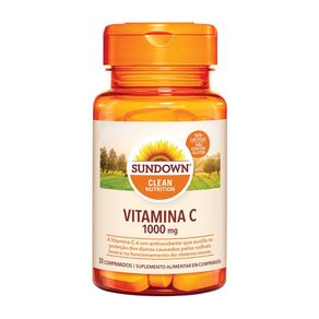 Suplemento Alimentar Sundown Vitamina C 1.000mg 30 Comprimidos