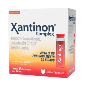 Xantinon Complex Solução Oral 6 Flaconetes de 10ml