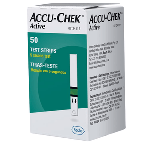 Tiras para Controle de Glicemia Accu-Chek Active 50 Unidades