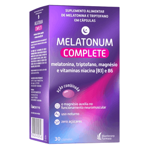 Suplemento Alimentar Melatonum Complete 30 Cápsulas