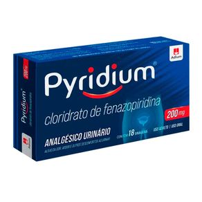 Pyridium 200mg 18 Drágeas