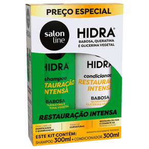 Kit Shampoo + Condicionador Salon Line Hidra Babosa Restauração Intensa 300ml Cada