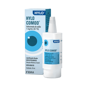 Hylo-Comod 1mg/ml Solução Oftálmica Estéril 10ml