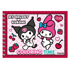 Livro Para Colorir My Melody E Kuromi Coloring Time 1 Unidade