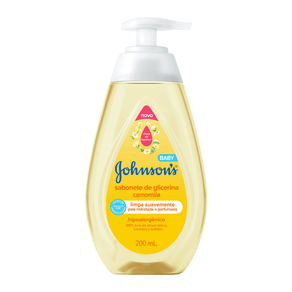 Sabonete Líquido Johnson's Baby Glicerina Camomila 200ml