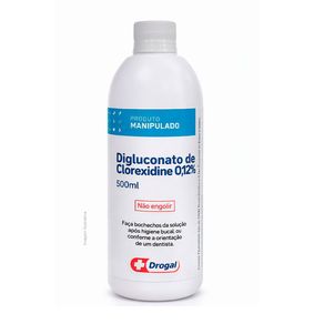 Enxaguante Bucal Digluconato de Clorexidina 0,12% 500ml