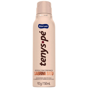 Desodorante Aerosol para Pés Tenys-Pé Baruel Sabrina Sato Jato Seco 150ml