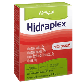 Hidraplex Pó Natulab Sabor Guaraná 4 Envelopes de 27,9g