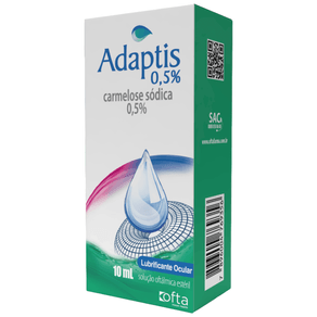 Colírio Adaptis 0,5% Solução Oftálmica Estéril 10ml