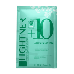 Pó Descolorante Rápido Lightner +10 Menta e Aloe Vera 50g