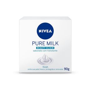 Sabonete em Barra Nivea Pure Milk Beauty Elixir Fresh 90g