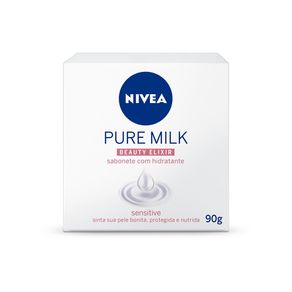 Sabonete em Barra Nivea Pure Milk Beauty Elixir Sensitive 90g