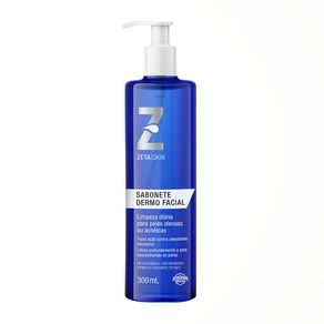 Sabonete Dermo Facial Zeta Skin Tripla Ação 300ml