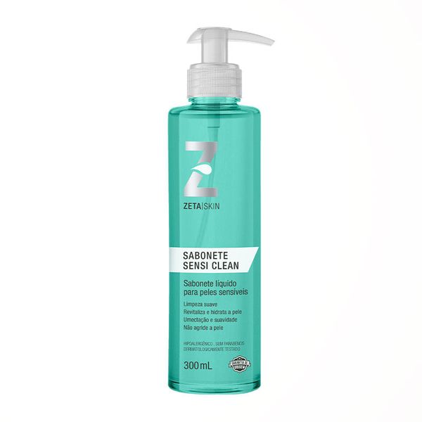 Sabonete Líquido Zeta Skin Sensi Clean Pele Sensível 300ml