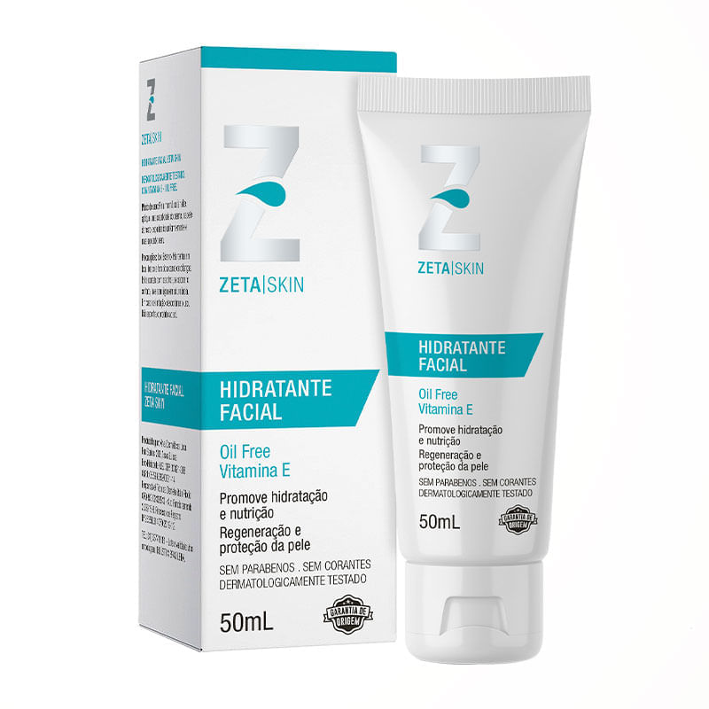 Hidratante Facial Zeta Skin Oil Free e Vitamina E 50ml