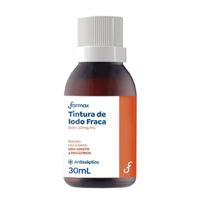Tintura de Iodo 2% Farmax 30ml