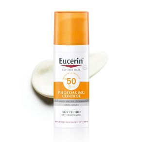 Protetor Solar Facial Eucerin Sun Creme Anti-Idade Sem Cor FPS50 50g