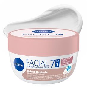 Creme Facial Nivea Beleza Radiante Uniformizador 7 em 1 100g