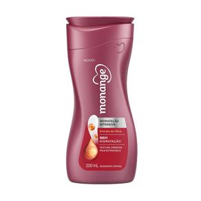 Hidratante Desodorante Monange Hidratação Intensiva Extrato de Oliva 200ml
