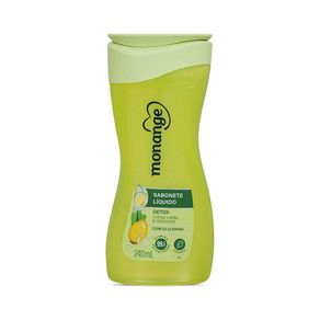 Sabonete Líquido Monange Detox 240ml