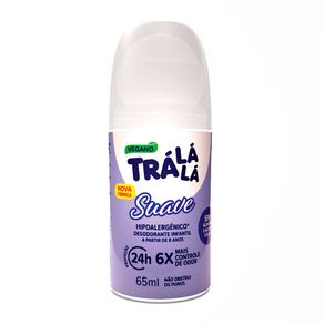 Desodorante Roll-On Infantil Trá Lá Lá Suave 65ml