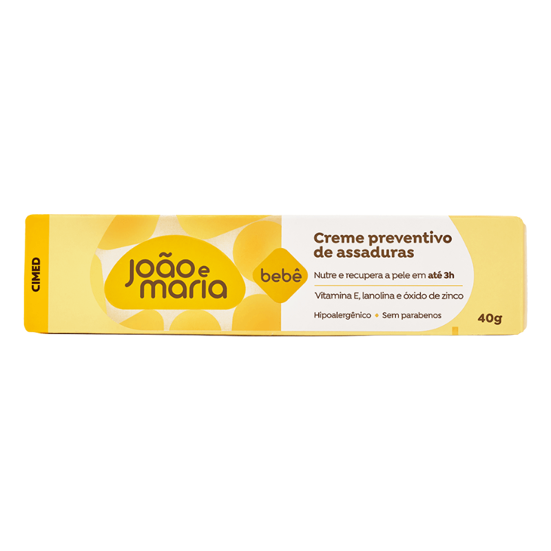 Creme Preventivo de Assaduras João e Maria Bebê 40g