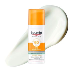 Protetor Solar Facial Creme-Gel Eucerin Sun Oil Control Toque Seco Sem Cor FPS60 50ml