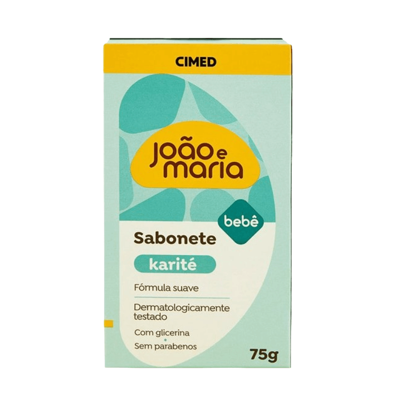 Sabonete em Barra Karité João e Maria Bebê 75g