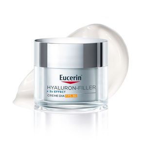 Creme Facial Hidratante Anti-idade Dia Eucerin Hyaluron-Filler 3x Effect Diurno FPS30 50ml