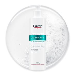 Gel de Limpeza Facial Antiacne Concentrado Eucerin Dermopure Clinical Oil Control Efeito Triplo 400g
