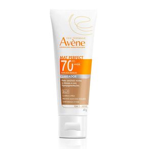Protetor Solar Facial Avène Mat Perfect Fluido Clareador Cor Média FPS70 40g
