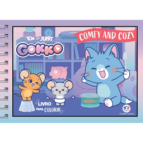 Livro para Colorir Comfy And Cozy Tom e Jerry 1 Unidade