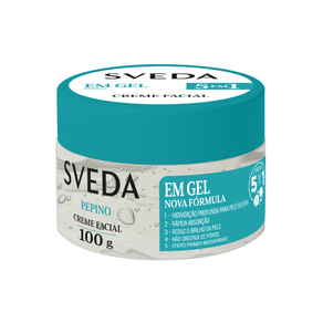 Creme Facial Sveda Care em Gel 100g