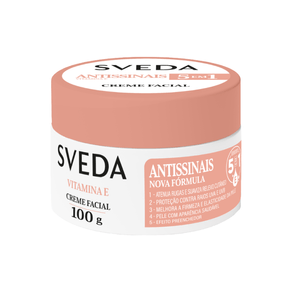 Creme Facial Sveda Care Antissinais 100g