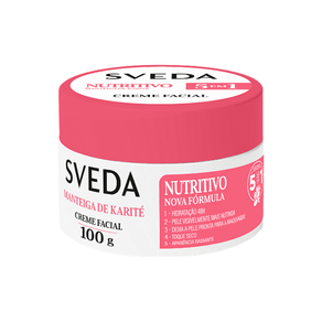 Creme Facial Sveda Care Nutritivo 100g