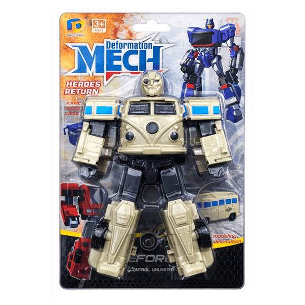Robô Van Transformável Deformation Mech Heroes Return 1 Unidade